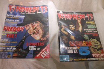 Lot Of French Vendredi 2013 Horror Magazines