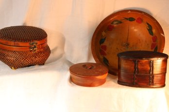 Decorative Bowl Canister Lot