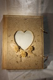 Photo Album- Made Of All Very Natural Cream Colored Paper & Materials Very Earthy - Never Used-  14x11x2