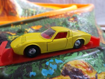 Lesney - 1960's Vintage  #33 Lamborghini  Miura - Yellow With Red Interior Matchbox Series