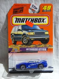 Matchbox 1998 -  Mattel Wheels #49 - Drop Tops - Mitsubishi Spyder In Original Wrapper Series 10