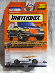 Matchbox 1998 -  Mattel Wheels #36 - Car Shows  - '99 Mustang Convertible In Original Wrapper Series 8