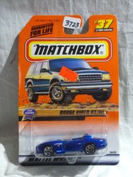 Matchbox 1998 -  Mattel Wheels #37 - Car Shows  - Dodge Viper RT/10  In Original Wrapper  Series 8