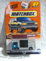 Matchbox 1998 -  Mattel Wheels #87 - Farm - Horse Box  In Original Wrapper  Series 18