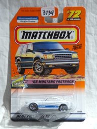 Matchbox 1998 -  Mattel Wheels #72 - Classics - '65 Mustang Fastback In Original Wrapper  Series 15