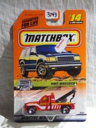 Matchbox 1998 - Mattel Wheels #14 - Highway Haulers - GMG Wrecker In Original Wrapper  Series 3