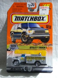 Matchbox 1998 - Mattel Wheels #15 - Highway Haulers - Utility Truck  In Original Wrapper  Series 3