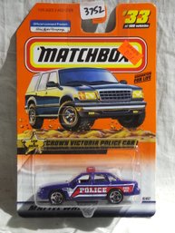 Matchbox 1998 - Mattel Wheels #33 -law & Order -crown Victoria Police Car In Original Wrapper  Series 7