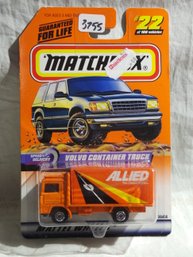 Matchbox 1998 - Mattel Wheels #22 -Speed Delivery - Volvo Container Truck In Original Wrapper  Series 5
