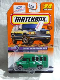 Matchbox 1998 - Mattel Wheels #24 -Speed Delivery - Chevy Transport Bus In Original Wrapper  Series 5