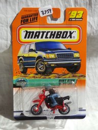 Matchbox 1998 - Mattel Wheels # 93 - Mountain Cruiser - Dirt Bike  In Original Wrapper  Series 19