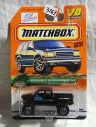 Matchbox 1998 - Mattel Wheels #70 -Ranger Patrol -'99 Chevrovet Silverado Pickup 4X4 In Original Series 14