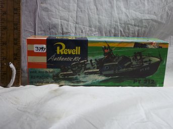 Revell Authentic Kit No. H304:98  - 1953- PT 212 Torpedo Boat In Original Box With Instructions, All Plastic