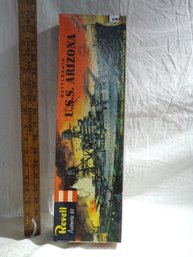 Revell Authentic Kit No. H-348:98  - 1958- Battleship USS Arizona  In Original Box With Instructions,stickers