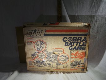 Vintage GI Joe  -Cobra Battle Game - 1982 - Hasbro Toys - Original Box - Incomplete
