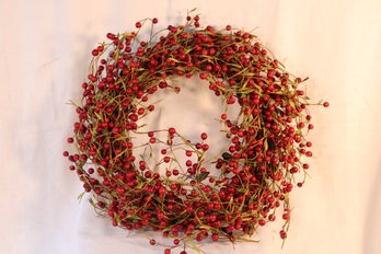 Wreathe - Red Berries - Suitable For Fall, Holidays