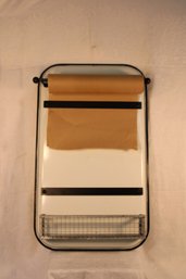 KItchen Wall White Board, Paper Cutter, Made Like A Porcelain Baking Pan, Basket Organizer Shelf