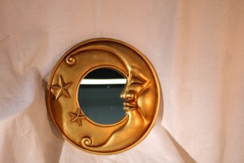 Whimsical Mirror, Celestial Moon & Stars,