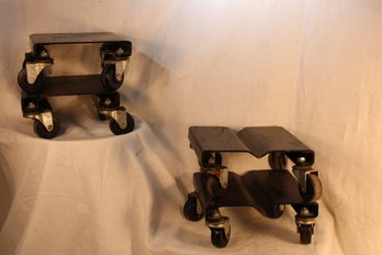 2 Pair Of Wheel Dollies For Car Or Large Item Moving