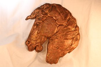 Horsehead Copper Wall Hanging  15inches X 15 Inches