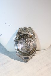 Vintage - Special Officer Badge Silver-toned Badge /Shield  Made In U.S.A.