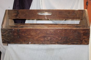 Antique Wooden Tool Box - 32' X 13' X13'  Very Sturdy And Big! Awesome For Something Cool Storage, Display Etc