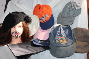 12 Hats, CubScouts-Marine Lodge, Conval Cougars, Hobart Hockey,2009 World Series Champs, Railroad,graduation