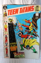 Comics - DC Comics - Teen Titans -25c - No.37 - Scorge Of The Skeletal Riders