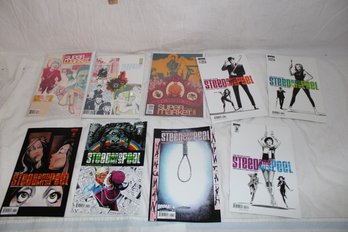 Comics -  Lot Of 9 Miscellaneous Comics - See Pics For Content - SuperMarket, Steed And Mrs. Peel