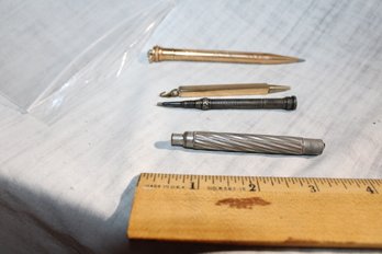 Antique/vintage Mechanical Pencils-1800's Rare Addison Silver, Wahl Goldfilled Mechanical Pencil, & Sharpener