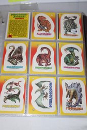 Non-Sports Cards - 1988 - Dinosaurs Attack  Stickers (1-12)