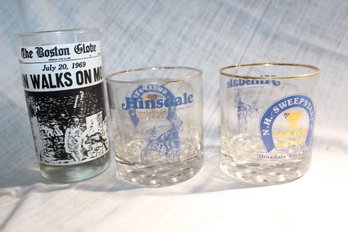 Cool Glasses  July 7, 1969 Man Walks On Moon (not For Conspiracy Followers) 2 NH Sweepstakes- $28,000 Gold Cu