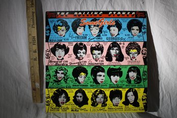 Vinyl - Rolling Stones - Some Girls - The Banned  Colored Cover -  Record - Great, Cover -great