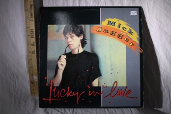 Vinyl - Mick Jagger - Lucky In Love - 12 Inch Single -  Record - Great, Cover -great