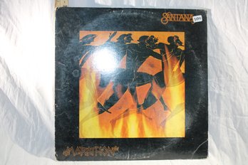 Vinyl - Santana -  Marathon-  Record Excellent, Cover Good