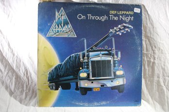 Vinyl -  Def Leppard  - On Through The Night - Record Great, Cover Good