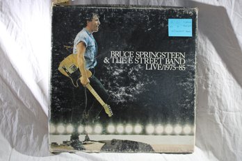 Vinyl -5 LP Set & Book- Bruce Springsteen & The E Street Band   Live 1975/85  Records Excellent , Cover Good -