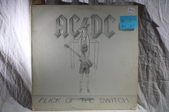Vinyl - AC/DC  -  Flick Of The Switch -  Record Excellent , Cover Good
