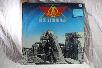 Vinyl - Aerosmith  - Rock In A Hard Place  -  Record Great, Cover Good