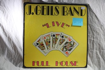 Vinyl - J. Geils Band - 'live' -  FULL HOUSE  - Record Great, Cover Great