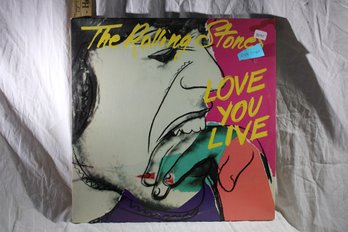 Vinyl - 2 LP- Rolling Stones - Love You Live  - Record Excellent, Cover Good