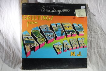 Vinyl -Bruce Springsteen - Greetings From Asbury Park N.J. - Record Good ,Cover Good