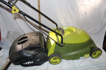 Sunjoe Lawn Mower Intertek 317 4208  - Model MJ401E -  12amp - With Collection Bag  STARTS