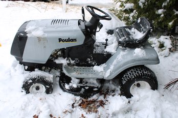 Poulan Riding Mower Model No. 271491, 14.5 HP, 38 Inch -   Lawn Tractor - Electric Start - Starts 1st Try
