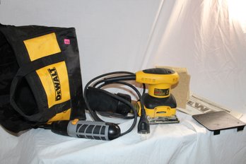 Dewalt 1/4 Sheet Sander- With Case & Attachment And Innovage Battery Operated Drill  2 Items