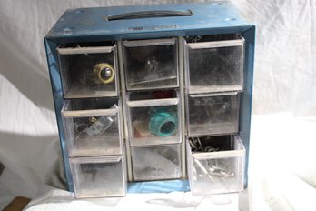 Vintage Akro-Mills Storage Cabinet  9 Drawers, 10 X 9.5 X 6.5, Metal, Many Uses  Craft, Sewing, Tools
