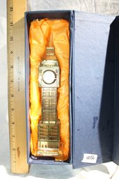 London Crystal Big Ben Clock Tower Souvenir In Original Box By Crest Of London