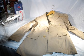 Vintage Military - US Navy Chief Petty Officer Boiler Technician Uniform - Moth Holes Made By Boston Uniform