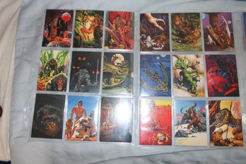 1995 Joe Jusko's  Edgar Rice Burrough's Collection- Complete Set - Fantasy Collector Cards