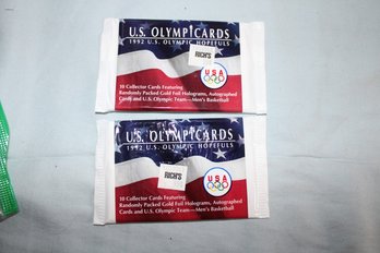1992 2 -Unopened Packs Of 10 * U.s. Olympicards- *hopefuls* By US Olympic Comm & Impel